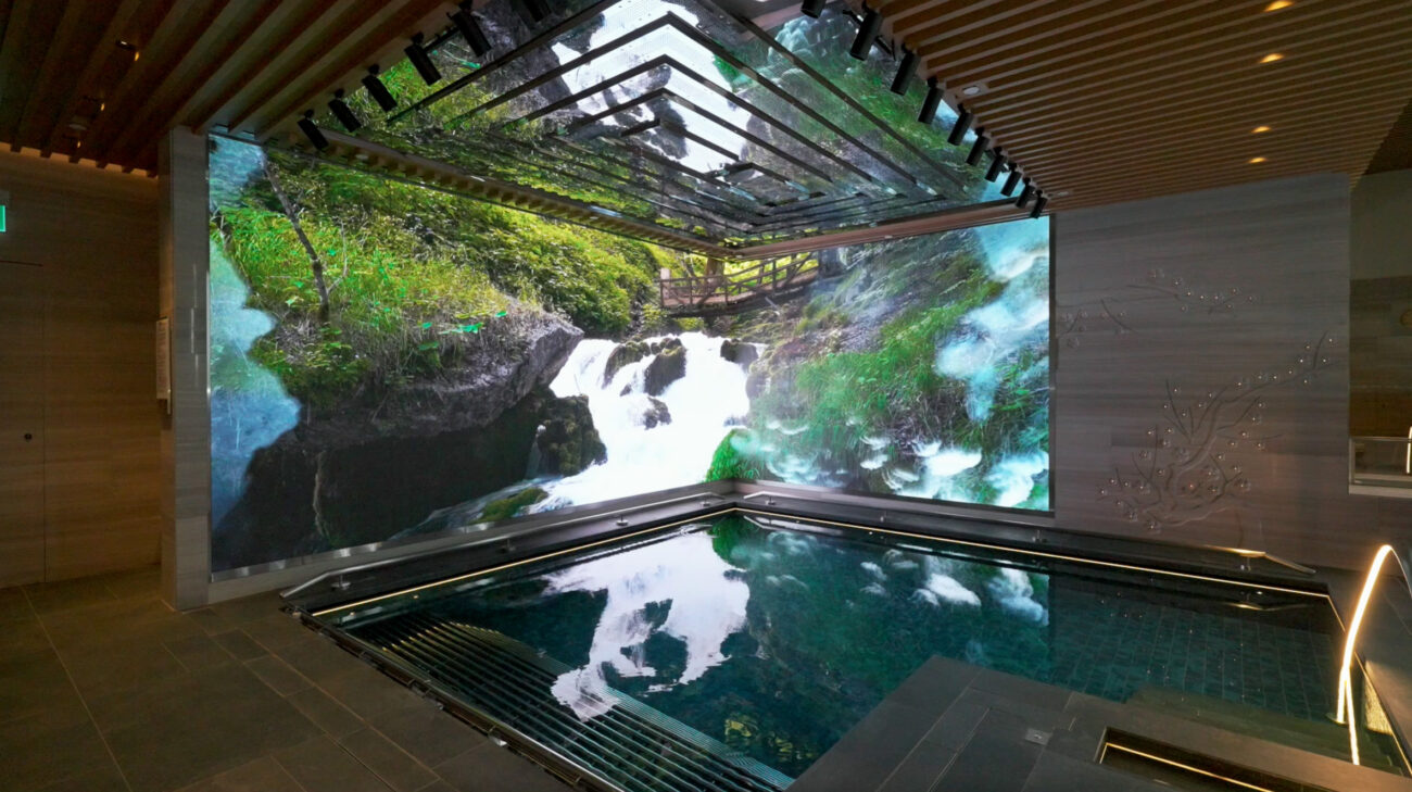 LED display creates an immersive experience at MGM Grand Tria Spa in Macau.